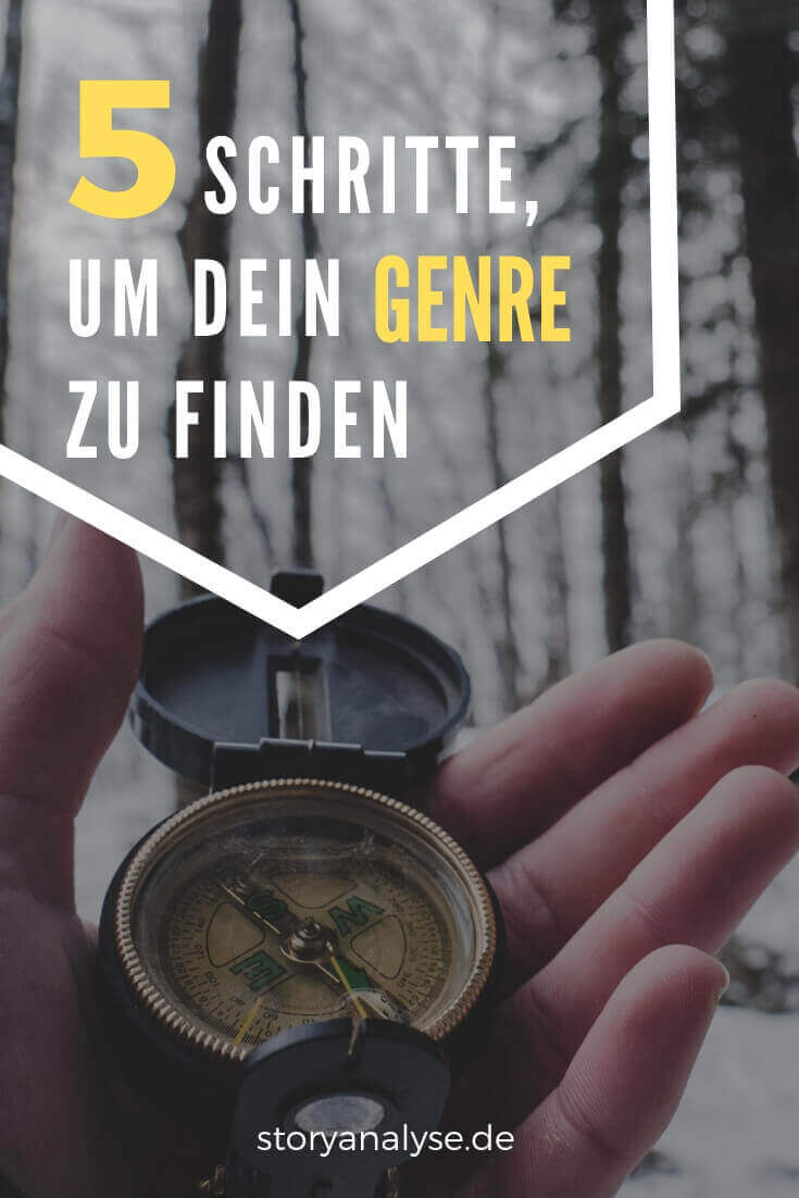 Kompass in der Hand. "5 Schritte, wie du dein Genre findest."